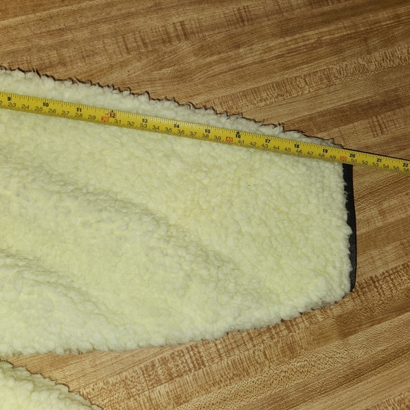 NWT LOU & GREY Cozy Up Sherpa Half Zip Jacket, Yellow Green, size L - Picture 12 of 14